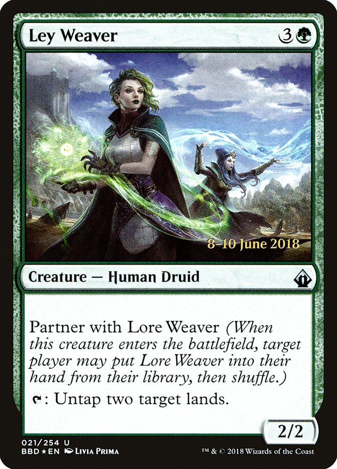 Ley Weaver [Battlebond Prerelease Promos] | Black Swamp Games