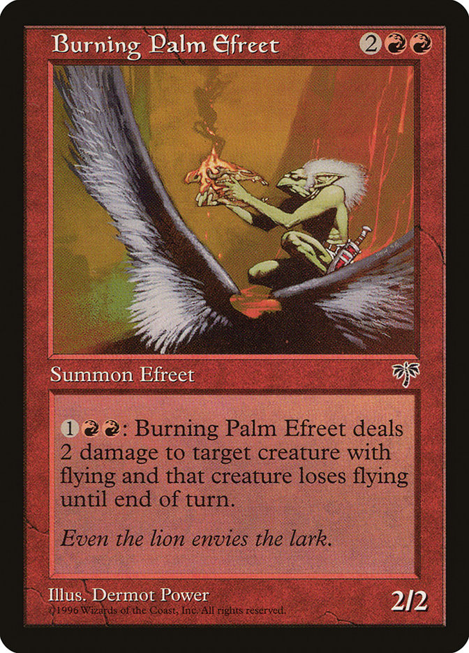 Burning Palm Efreet [Mirage] | Black Swamp Games