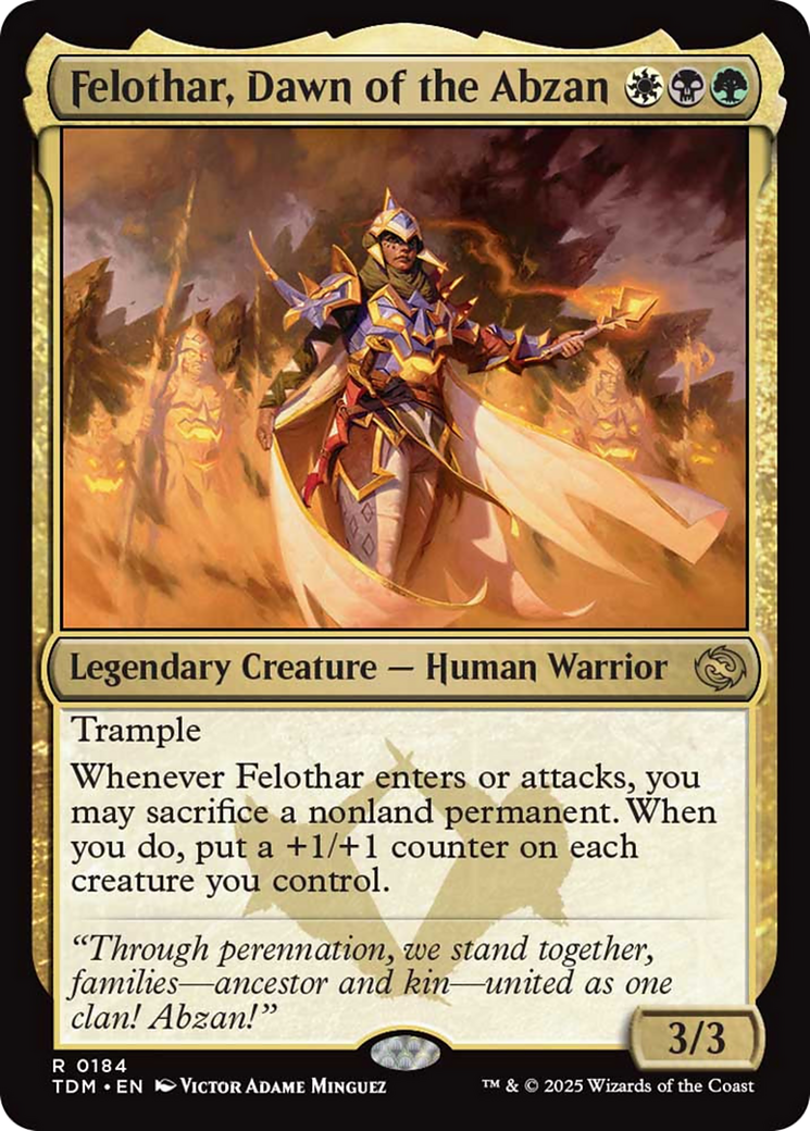 Felothar, Dawn of the Abzan [Tarkir: Dragonstorm] | Black Swamp Games