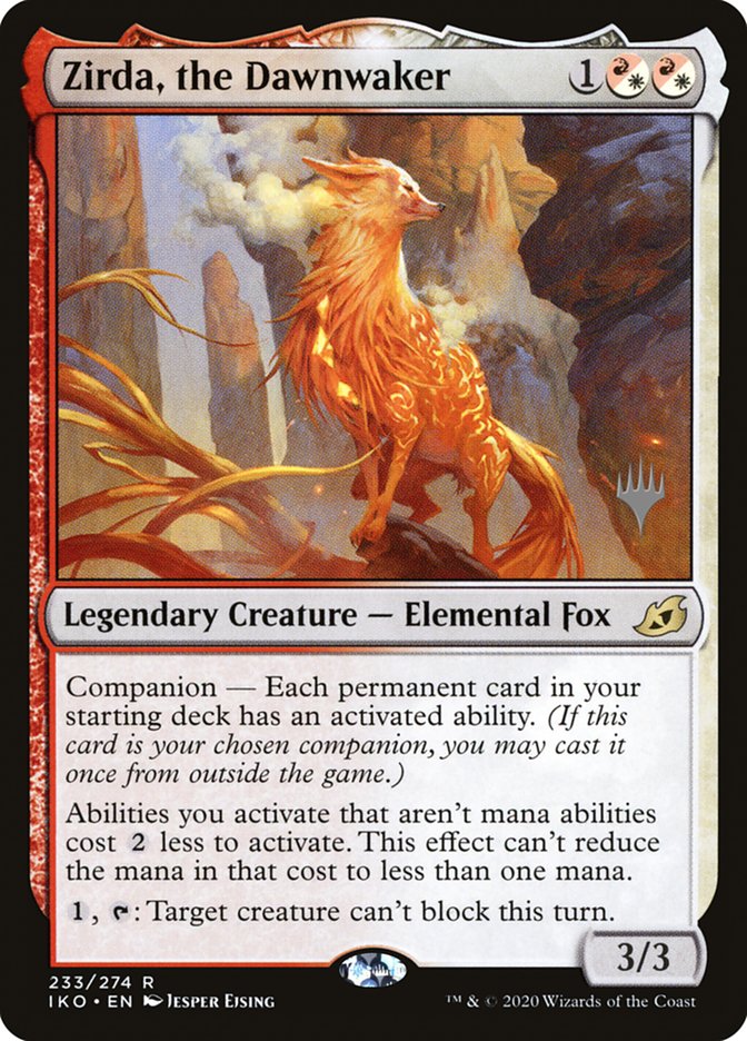 Zirda, the Dawnwaker (Promo Pack) [Ikoria: Lair of Behemoths Promos] | Black Swamp Games