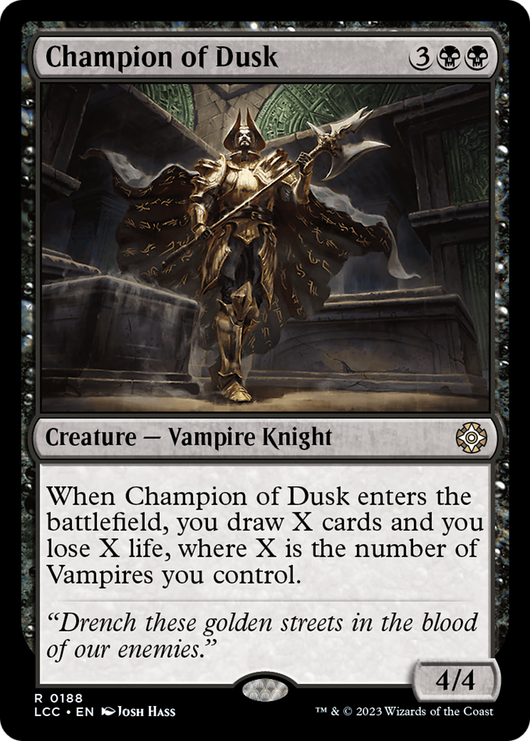 Champion of Dusk [The Lost Caverns of Ixalan Commander] | Black Swamp Games