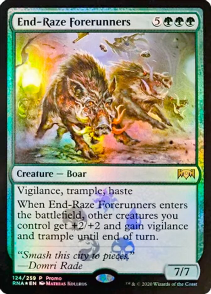 End-Raze Forerunners [Ravnica Allegiance Promos] | Black Swamp Games