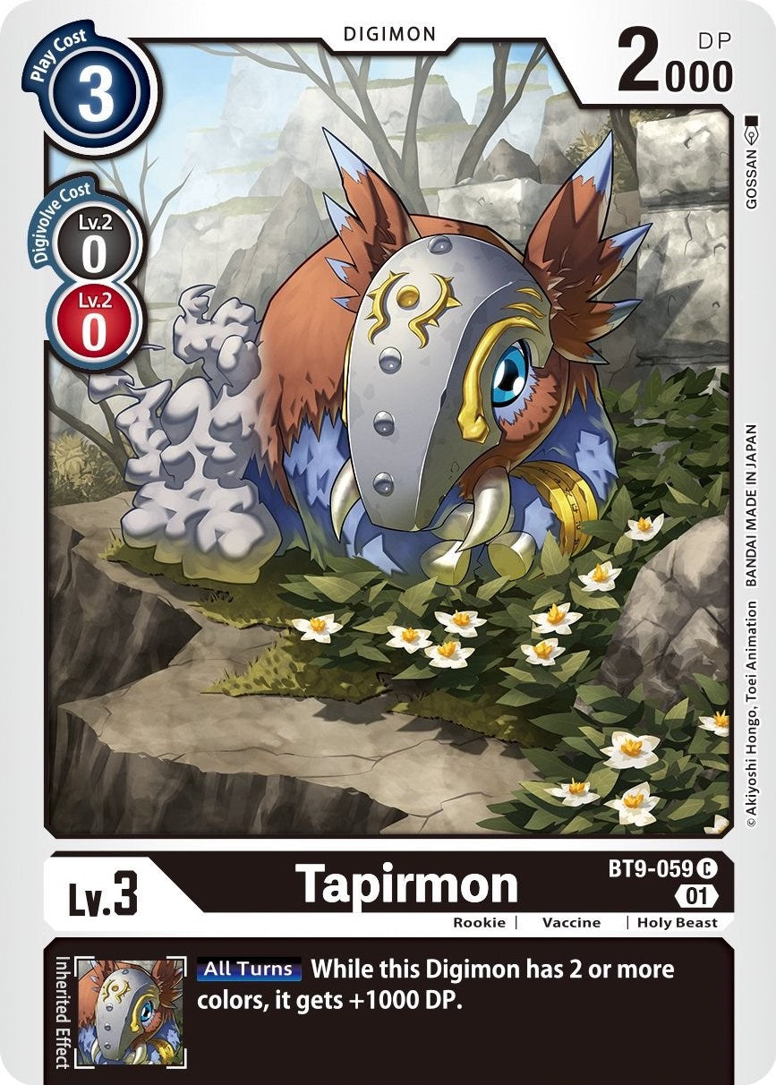 Tapirmon [BT9-059] [X Record] | Black Swamp Games