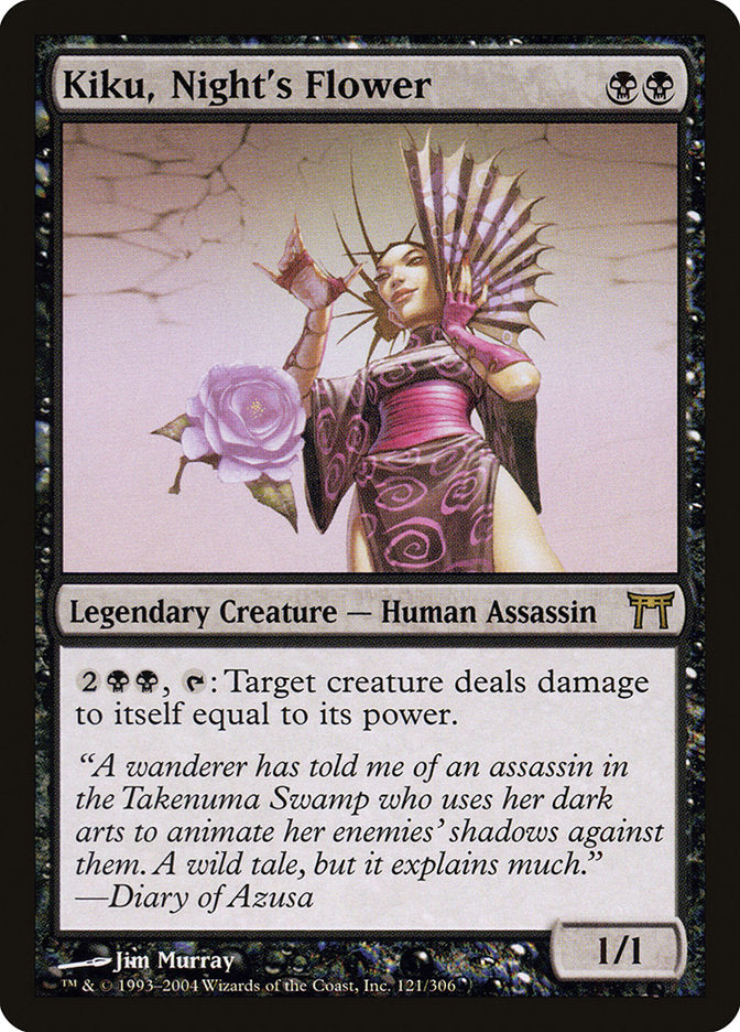 Kiku, Night's Flower [Champions of Kamigawa] | Black Swamp Games