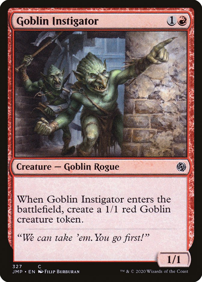 Goblin Instigator [Jumpstart] | Black Swamp Games