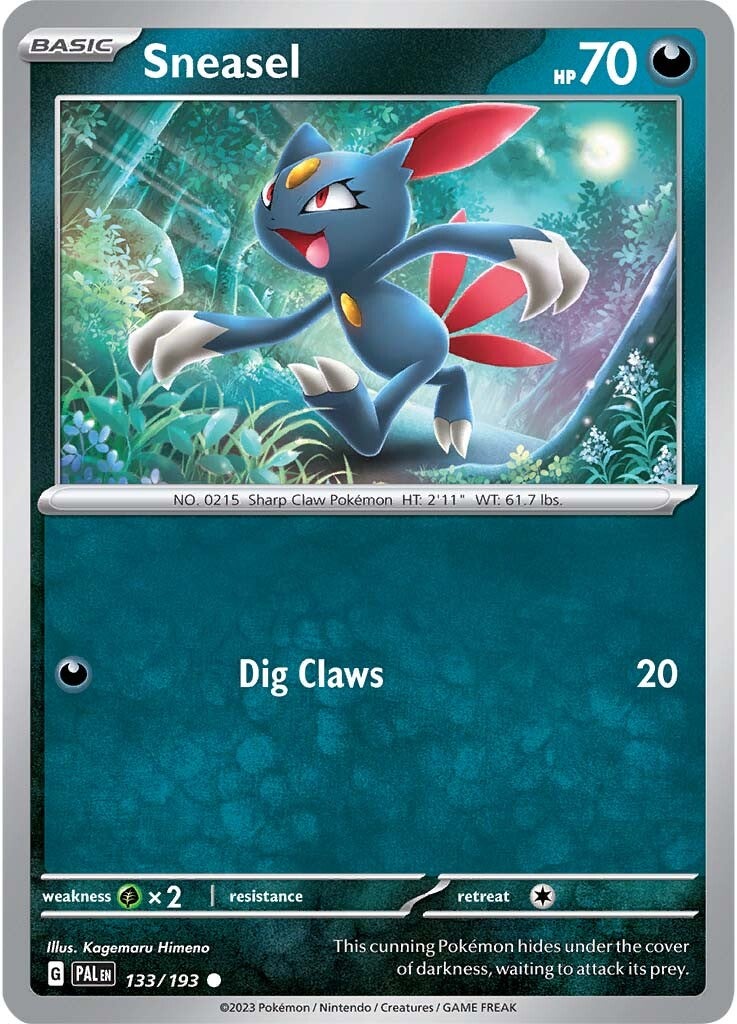 Sneasel (133/193) [Scarlet & Violet: Paldea Evolved] | Black Swamp Games