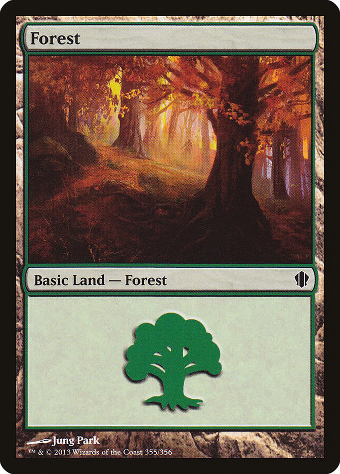 Forest (355) [Commander 2013] | Black Swamp Games
