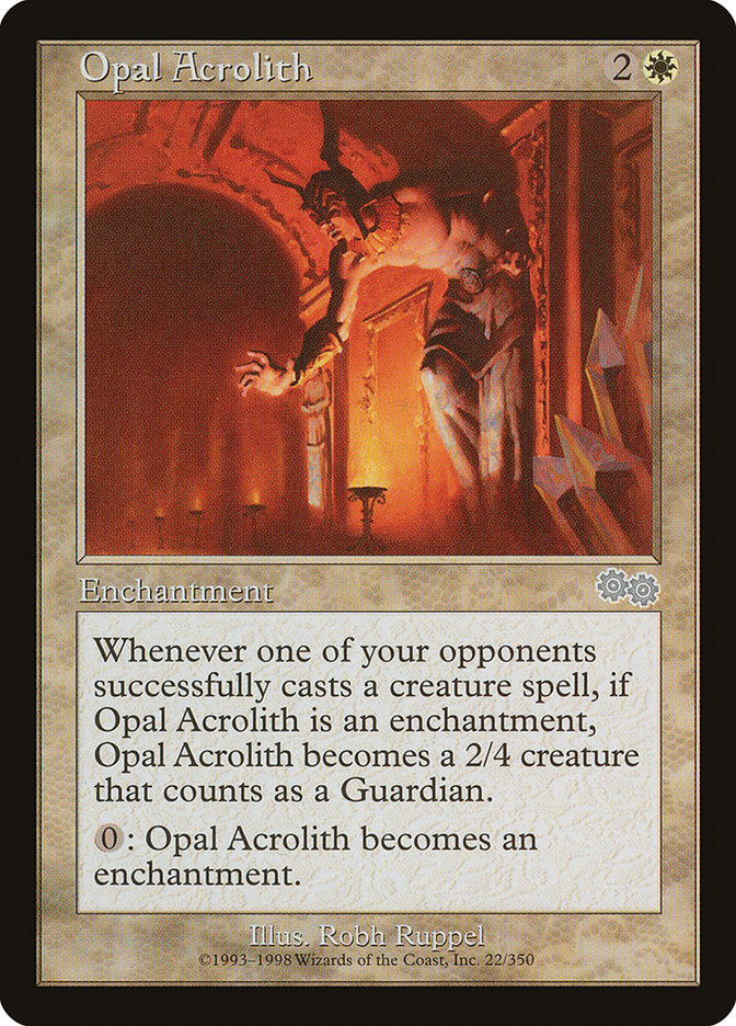 Opal Acrolith [Urza's Saga] | Black Swamp Games