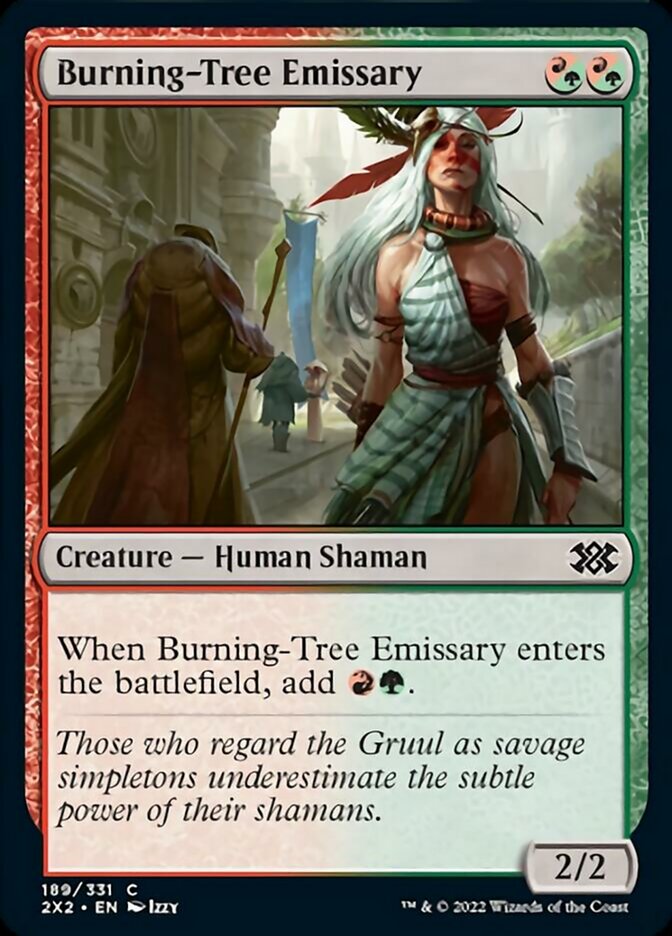 Burning-Tree Emissary [Double Masters 2022] | Black Swamp Games