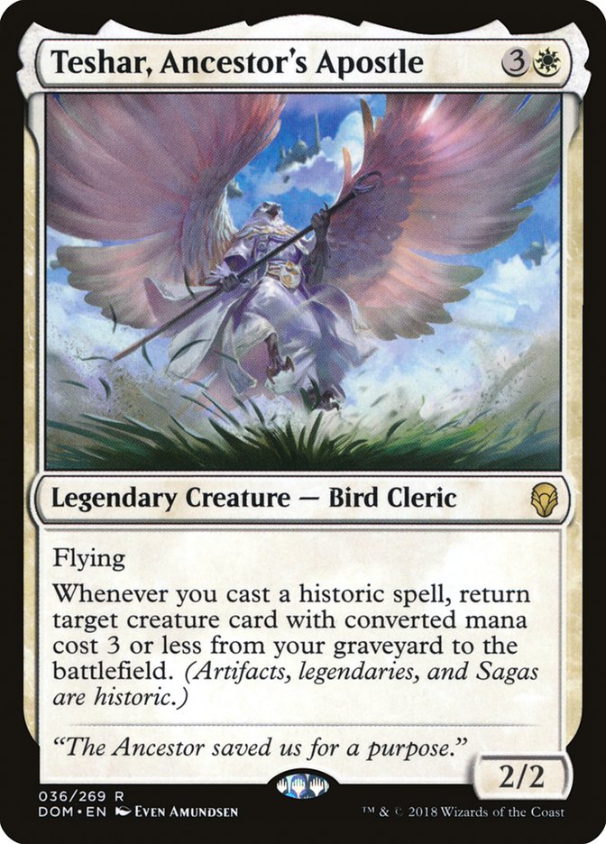 Teshar, Ancestor's Apostle [Dominaria] | Black Swamp Games