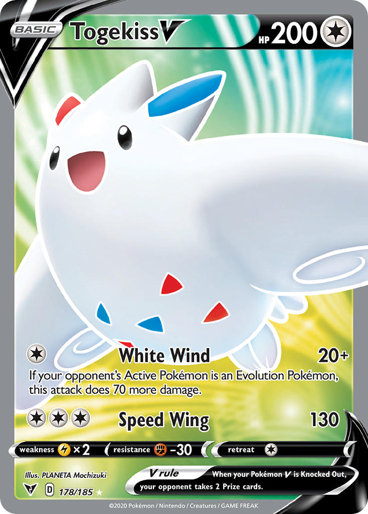 Togekiss V (178/185) [Sword & Shield: Vivid Voltage] | Black Swamp Games