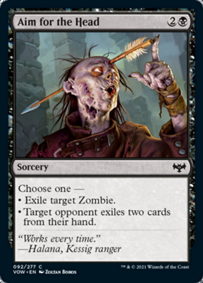 Aim for the Head [Innistrad: Crimson Vow] | Black Swamp Games