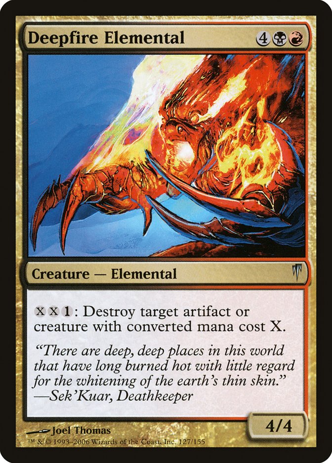 Deepfire Elemental [Coldsnap] | Black Swamp Games