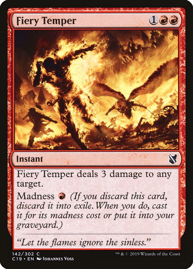 Fiery Temper [Commander 2019] | Black Swamp Games