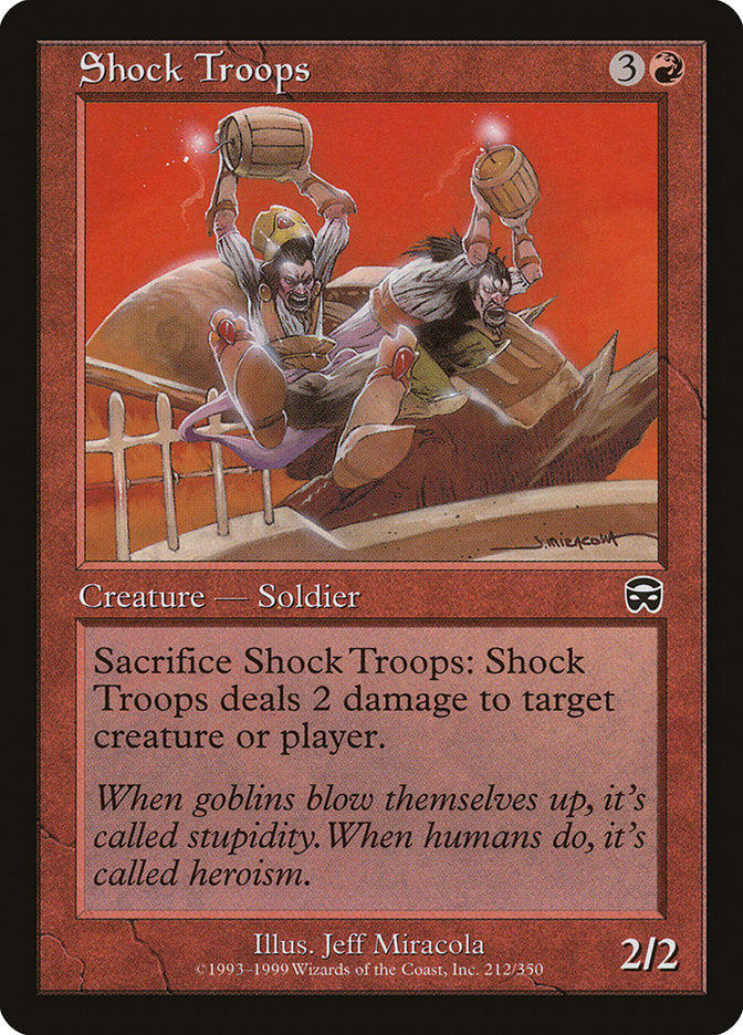 Shock Troops [Mercadian Masques] | Black Swamp Games