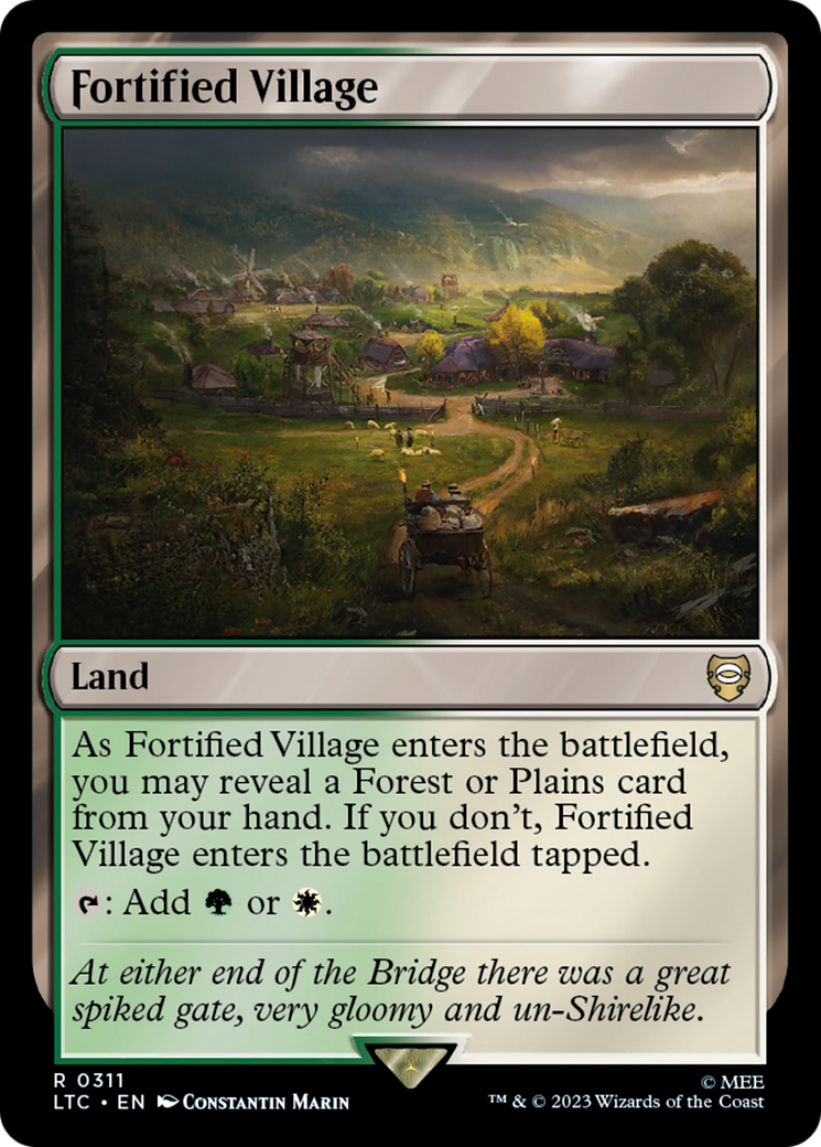 Fortified Village [The Lord of the Rings: Tales of Middle-Earth Commander] | Black Swamp Games