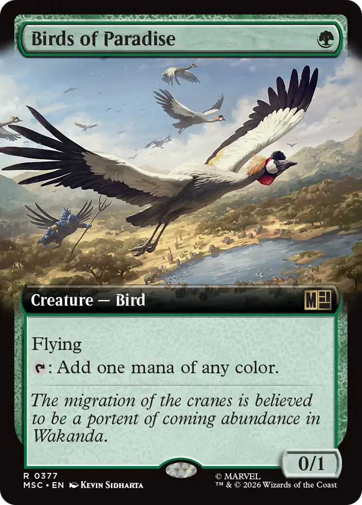 Birds of Paradise (Extended Art) [Marvel Super Heroes Commander] | Black Swamp Games