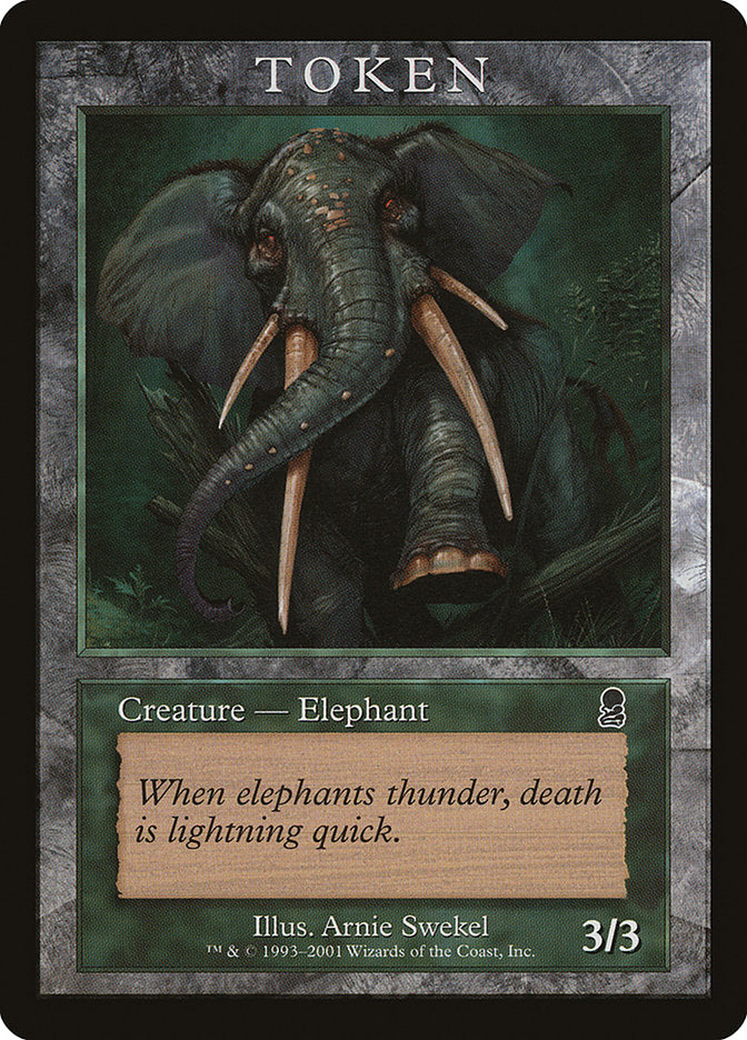 Elephant Token [Magic Player Rewards 2002] | Black Swamp Games