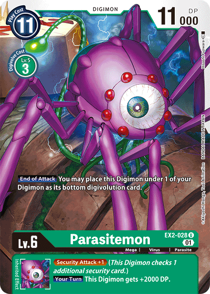 Parasitemon [EX2-028] [Digital Hazard] | Black Swamp Games