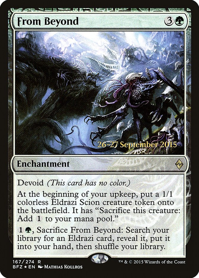 From Beyond [Battle for Zendikar Prerelease Promos] | Black Swamp Games