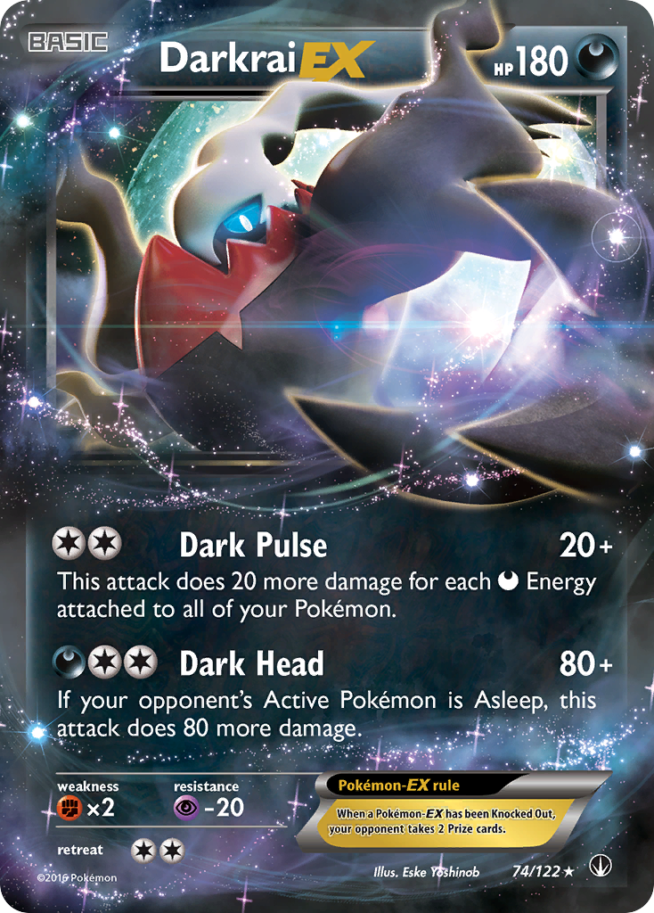 Darkrai EX (74/122) [XY: BREAKpoint] | Black Swamp Games
