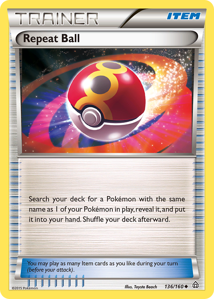 Repeat Ball (136/160) [XY: Primal Clash] | Black Swamp Games