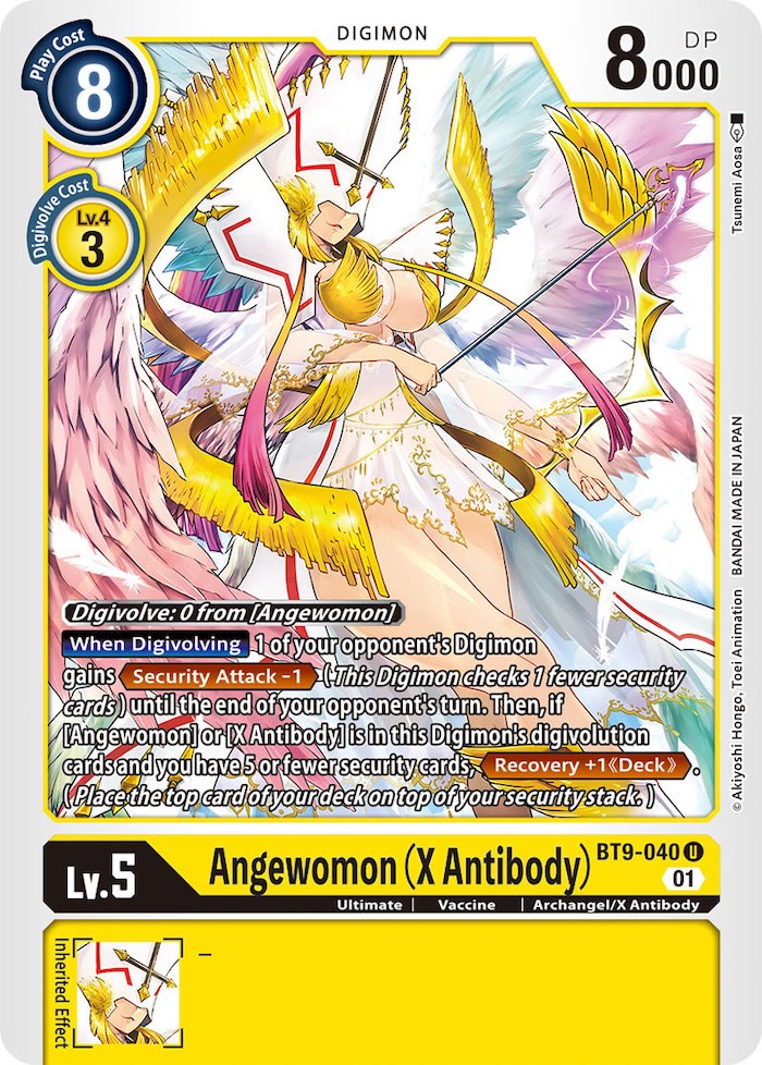 Angewomon (X Antibody) [BT9-040] [X Record] | Black Swamp Games