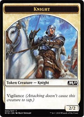 Knight // Zombie Double-Sided Token (Game Night) [Core Set 2019 Tokens] | Black Swamp Games