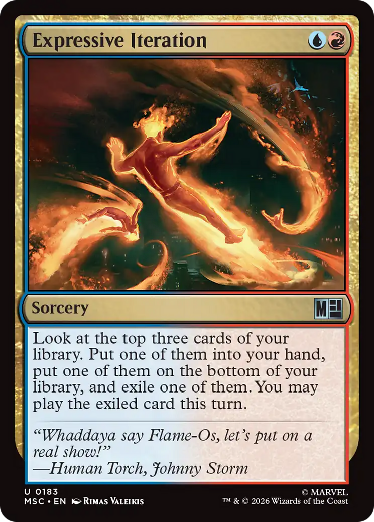 Expressive Iteration (Surge Foil) [Marvel Super Heroes Commander] | Black Swamp Games