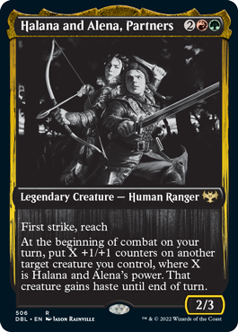 Halana and Alena, Partners [Innistrad: Double Feature] | Black Swamp Games