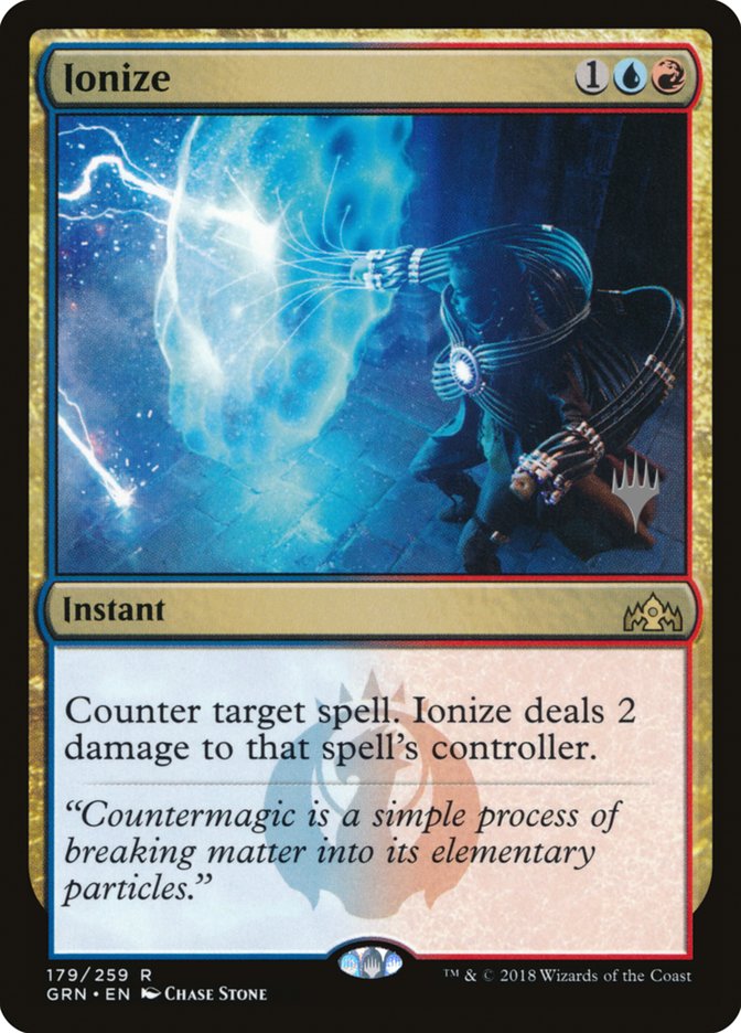 Ionize (Promo Pack) [Guilds of Ravnica Promos] | Black Swamp Games