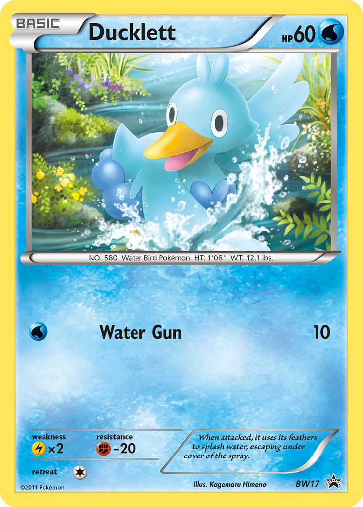 Ducklett (BW17) [Black & White: Black Star Promos] | Black Swamp Games