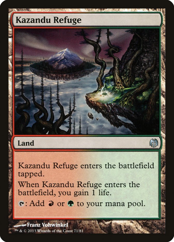 Kazandu Refuge [Duel Decks: Heroes vs. Monsters] | Black Swamp Games