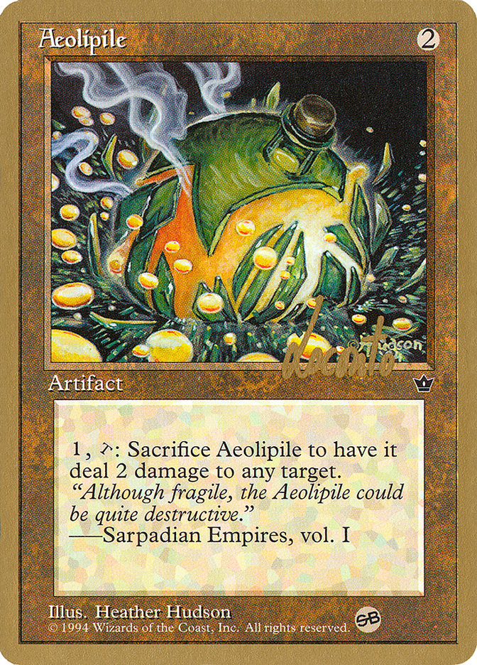 Aeolipile (Michael Loconto) (SB) [Pro Tour Collector Set] | Black Swamp Games