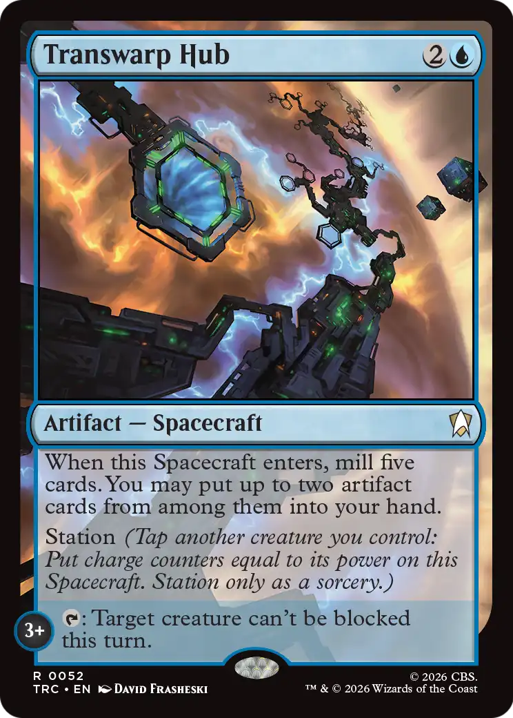Transwarp Hub (Surge Foil) [Star Trek Commander] | Black Swamp Games