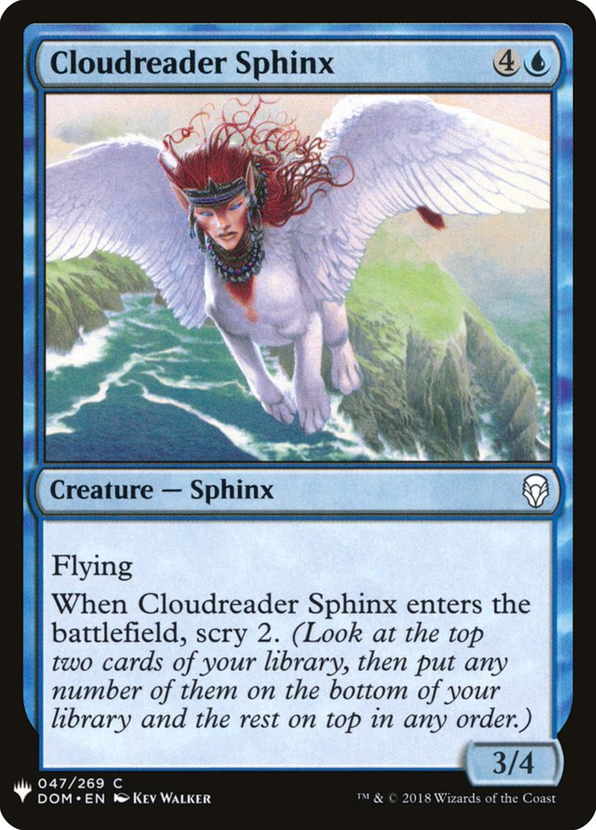 Cloudreader Sphinx [Mystery Booster] | Black Swamp Games