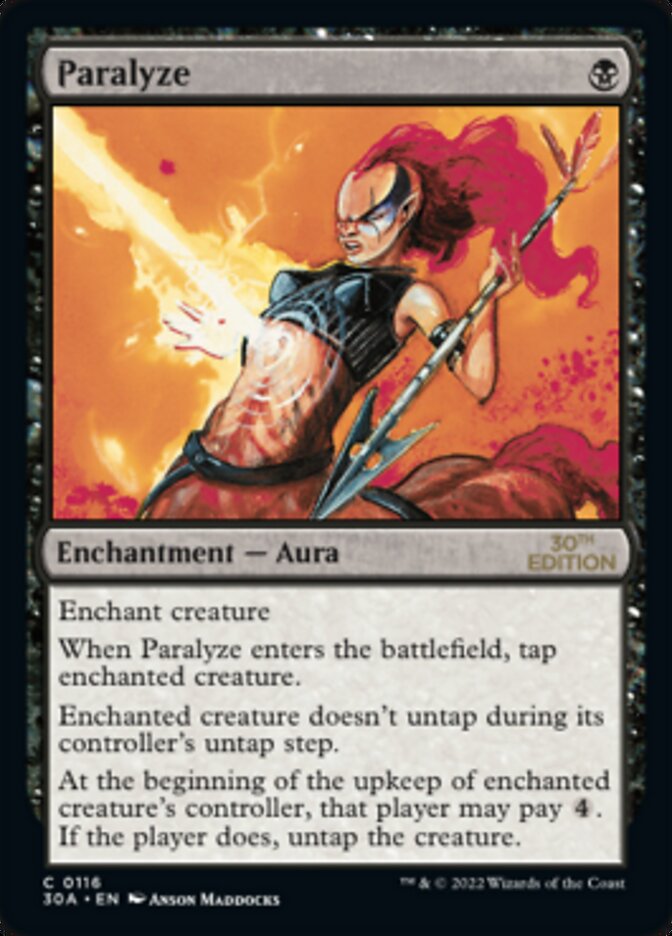 Paralyze [30th Anniversary Edition] | Black Swamp Games