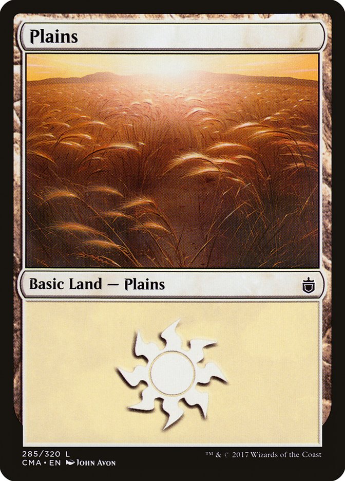 Plains (285) [Commander Anthology] | Black Swamp Games