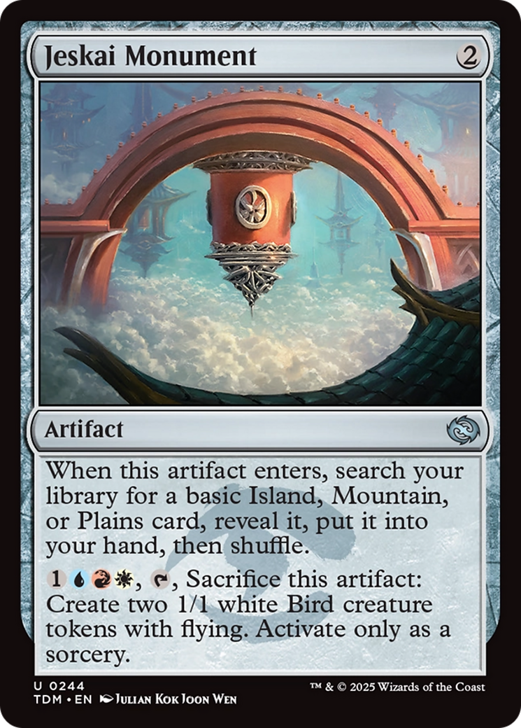 Jeskai Monument [Tarkir: Dragonstorm] | Black Swamp Games