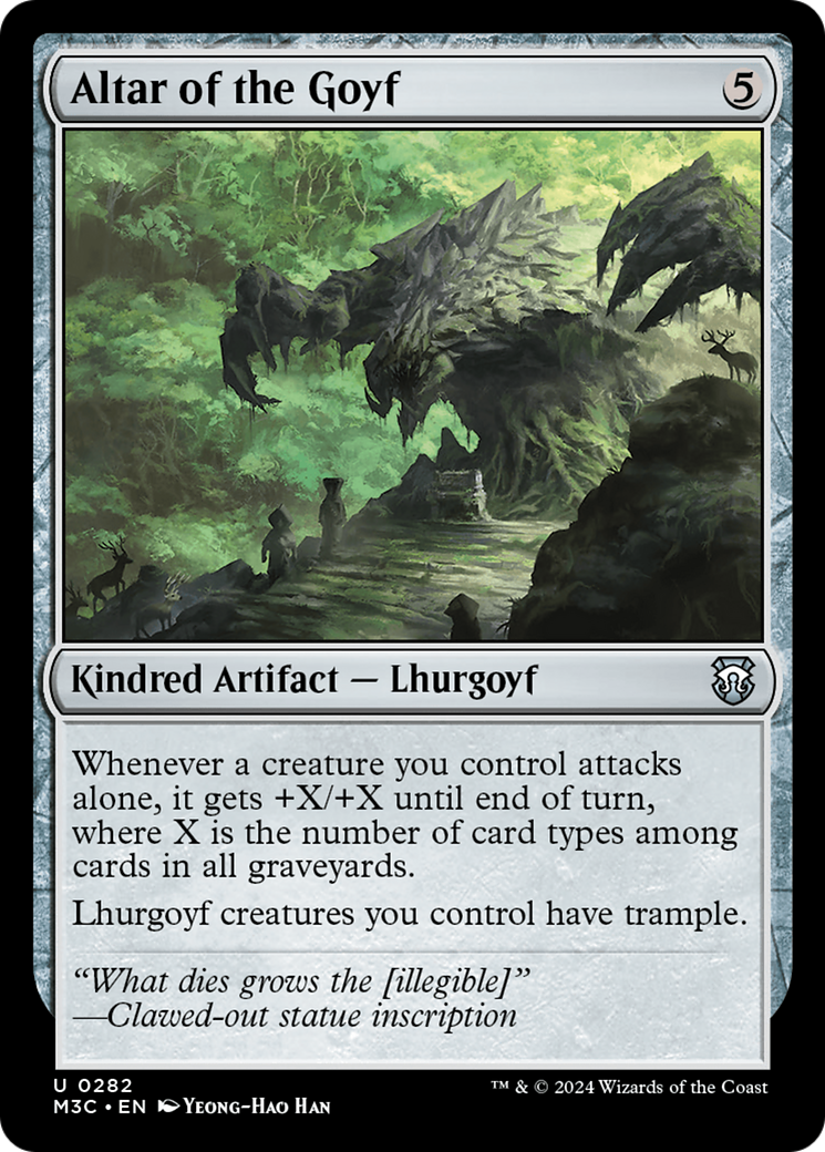 Altar of the Goyf [Modern Horizons 3 Commander] | Black Swamp Games