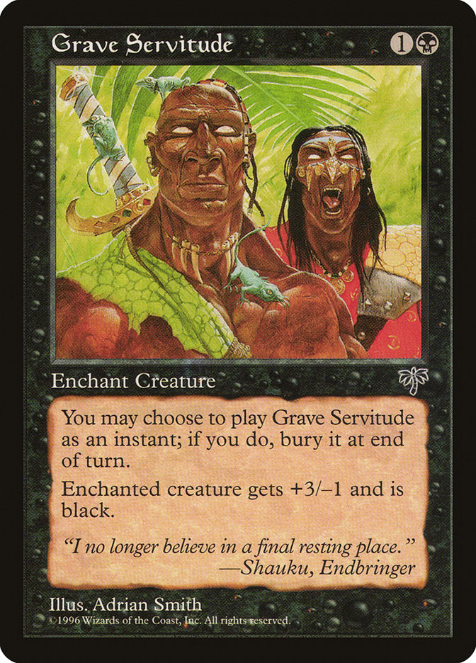 Grave Servitude [Mirage] | Black Swamp Games
