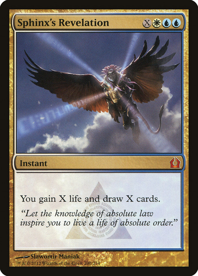 Sphinx's Revelation [Return to Ravnica] | Black Swamp Games