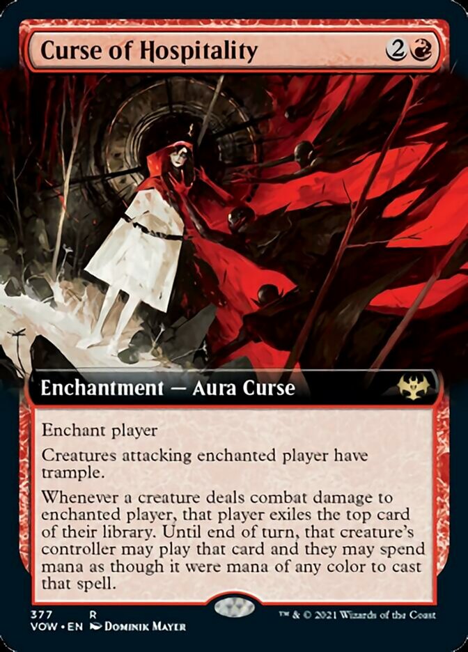 Curse of Hospitality (Extended Art) [Innistrad: Crimson Vow] | Black Swamp Games