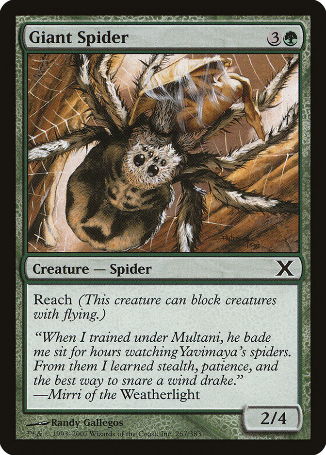 Giant Spider [Tenth Edition] | Black Swamp Games