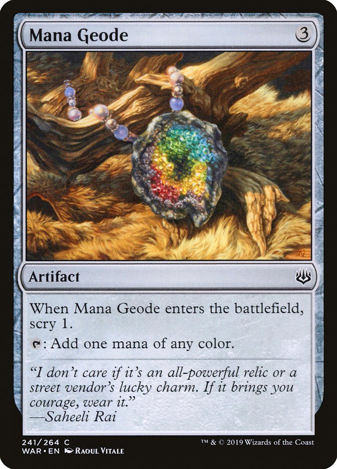 Mana Geode [War of the Spark] | Black Swamp Games