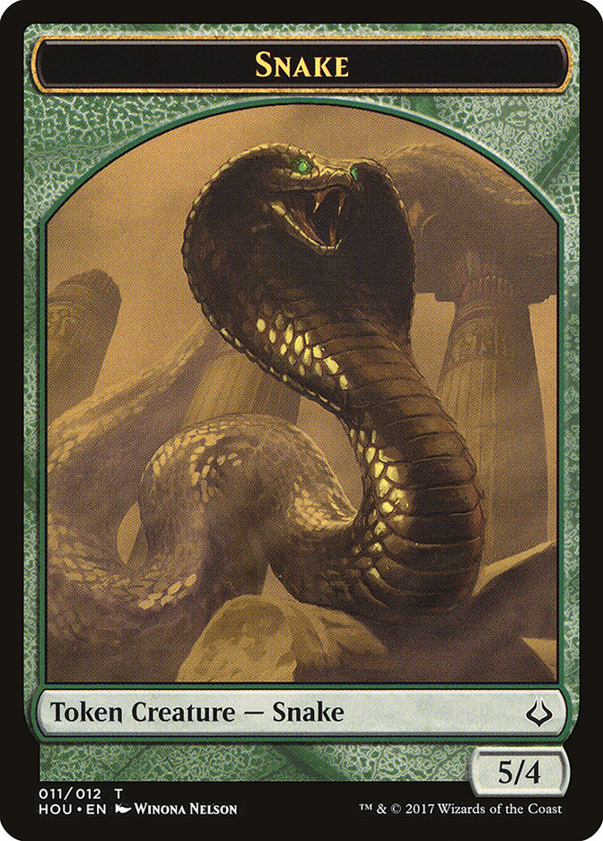Snake Token [Hour of Devastation Tokens] | Black Swamp Games