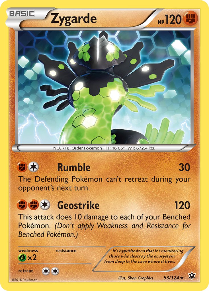 Zygarde (53/124) (Theme Deck Exclusive) [XY: Fates Collide] | Black Swamp Games