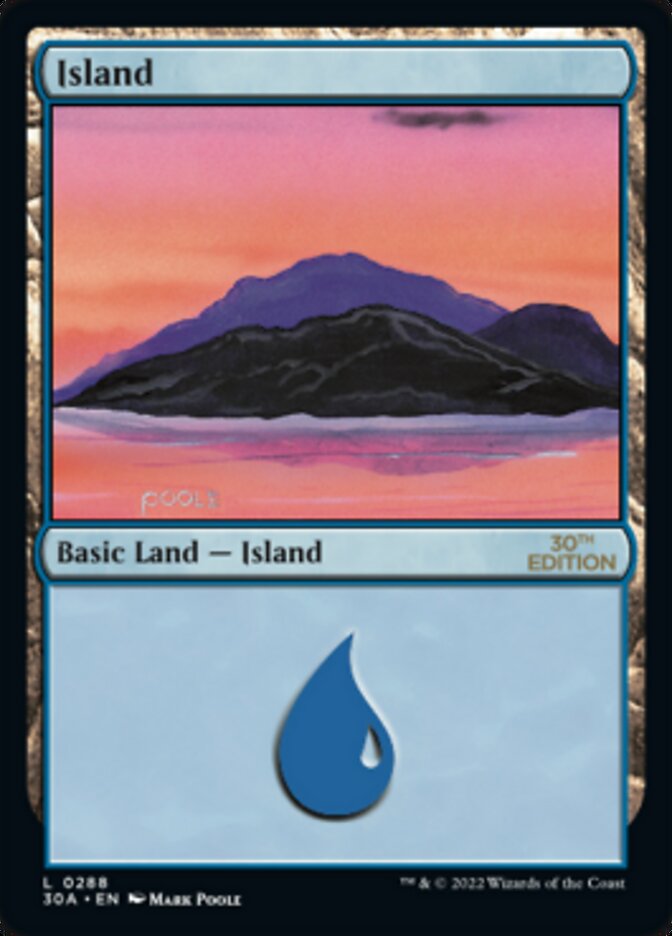 Island (288) [30th Anniversary Edition] | Black Swamp Games