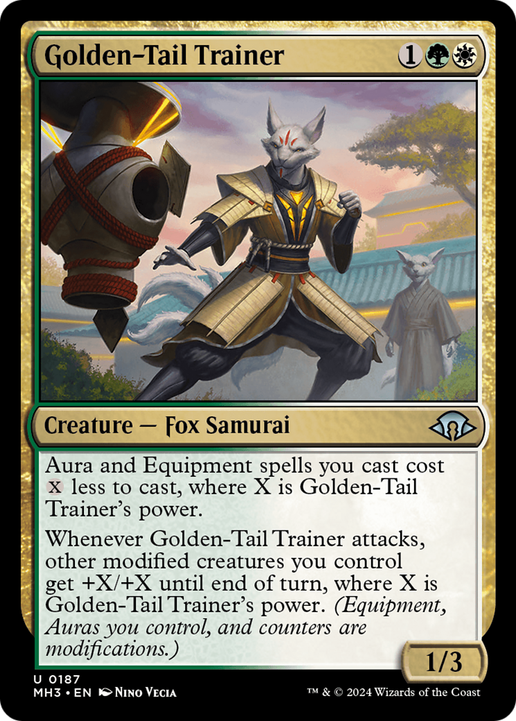 Golden-Tail Trainer [Modern Horizons 3] | Black Swamp Games