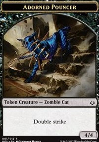 Adorned Pouncer // Horse Double-Sided Token [Hour of Devastation Tokens] | Black Swamp Games